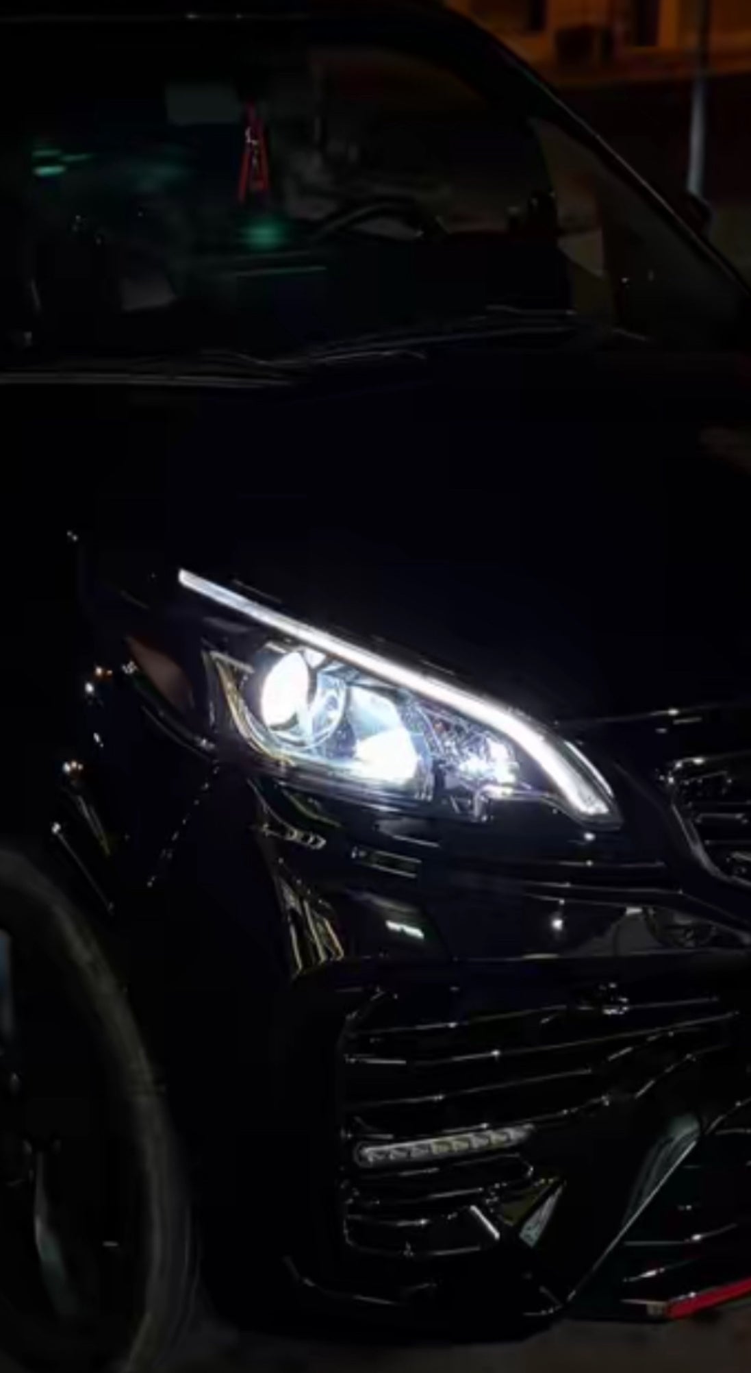 LED HIR2 headlight bulb, 2pcs