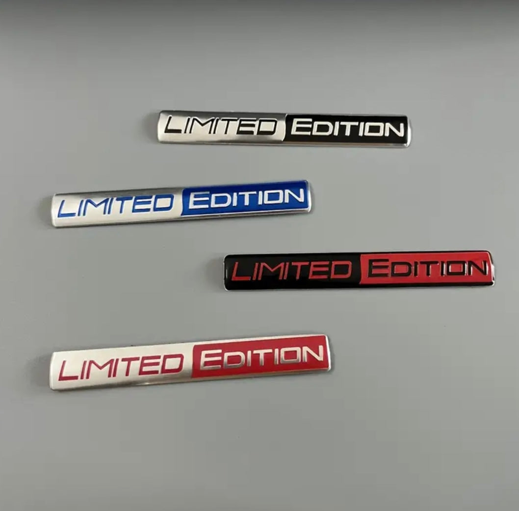 “Limited Edition” metal sticker for Ligier/Aixam/Microcar/Chatenet