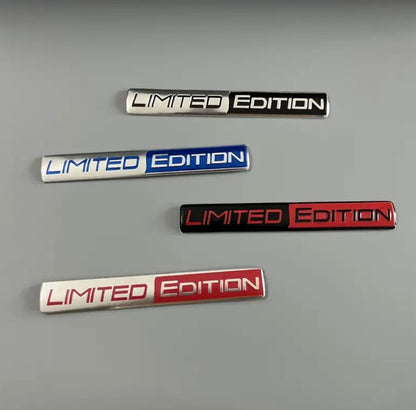 “Limited Edition” metal sticker for Ligier/Aixam/Microcar/Chatenet