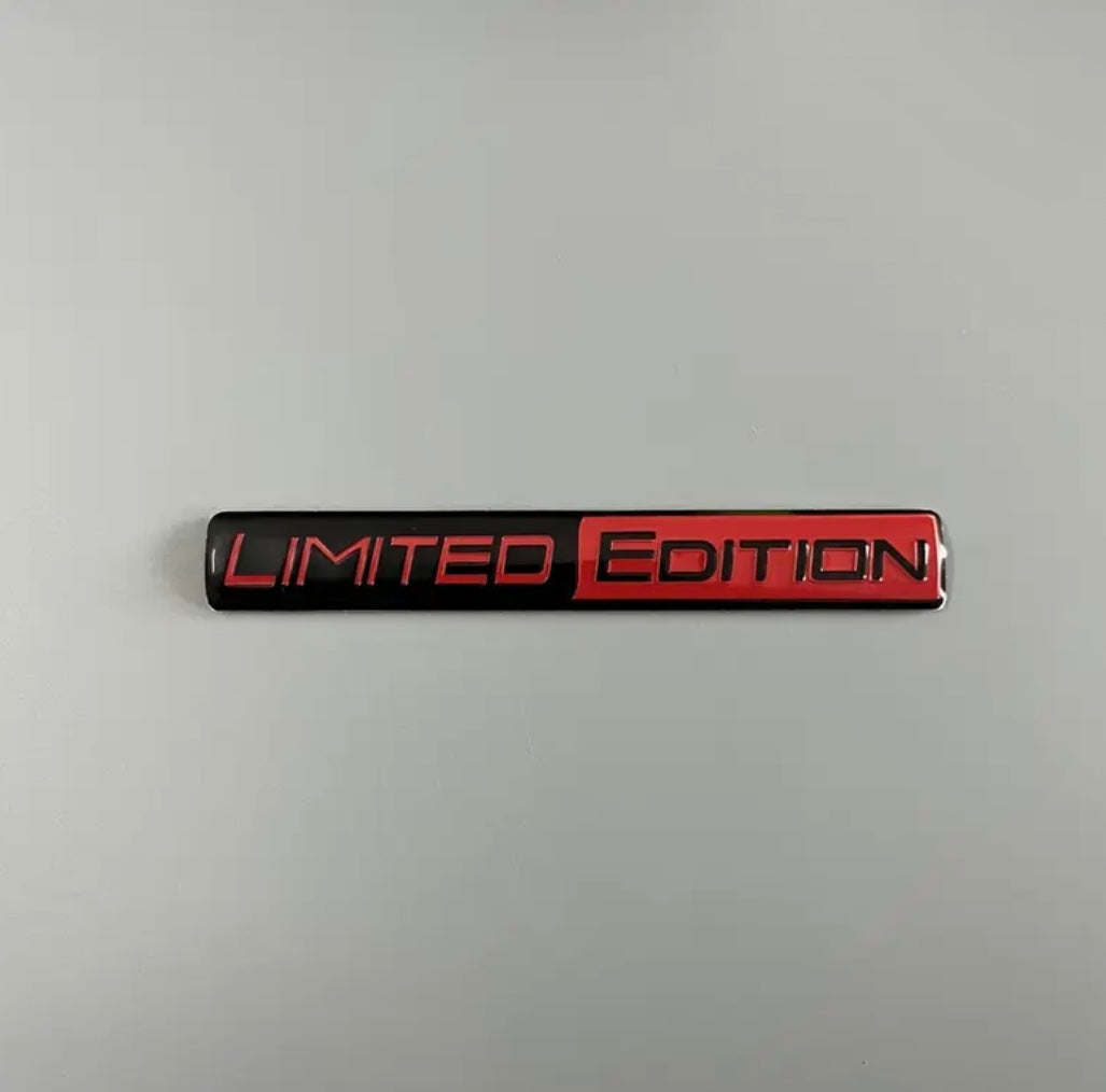 “Limited Edition” metal sticker for Ligier/Aixam/Microcar/Chatenet