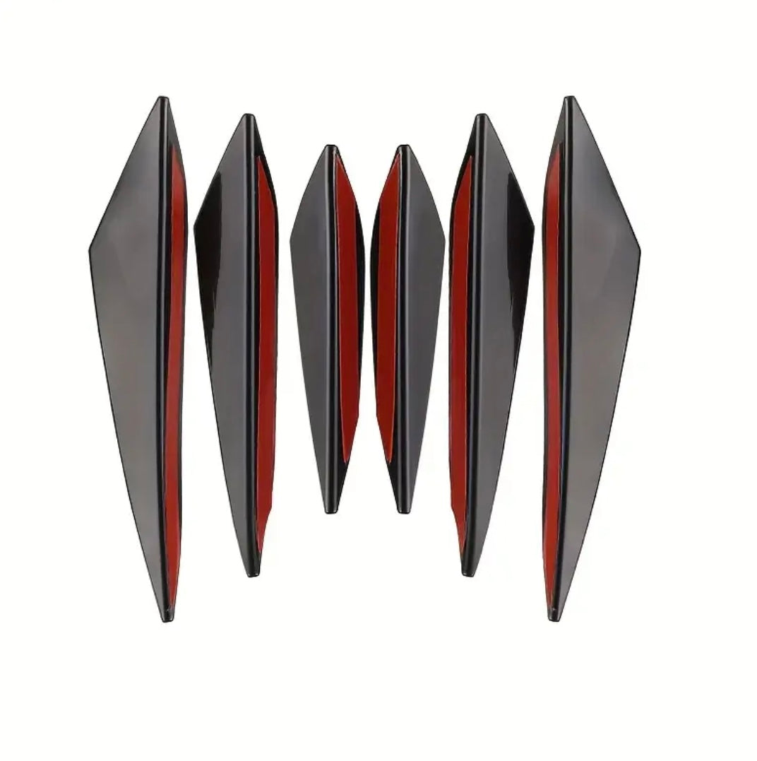 Front bumper fins for Ligier/Aixam/Microcar/Chatenet