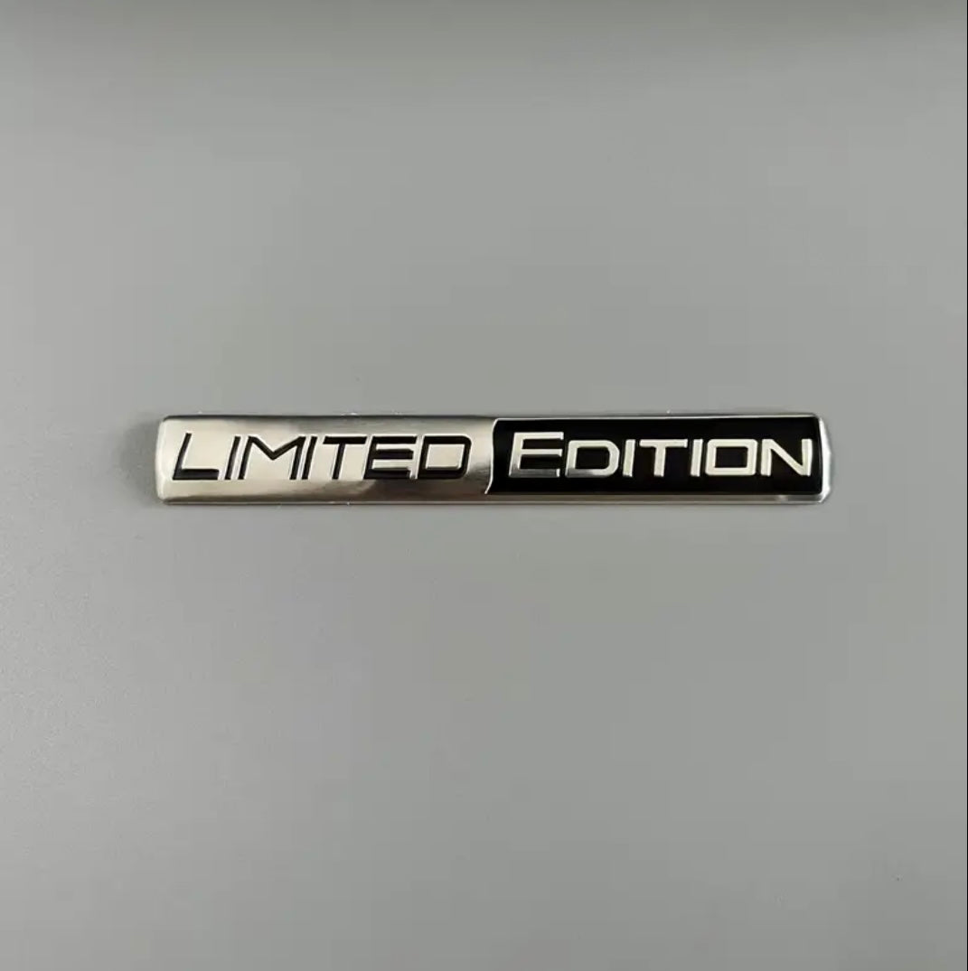 “Limited Edition” metal sticker for Ligier/Aixam/Microcar/Chatenet