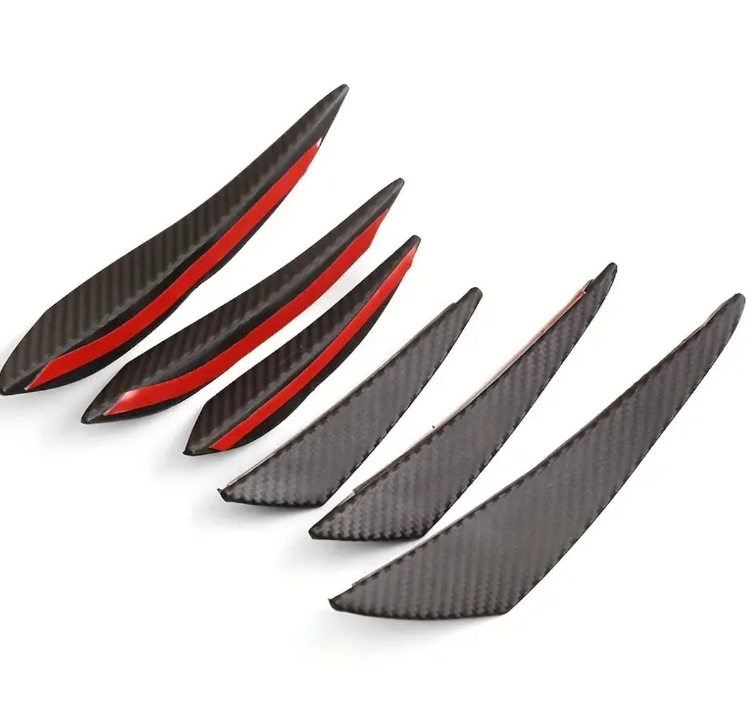 Front bumper fins for Ligier/Aixam/Microcar/Chatenet