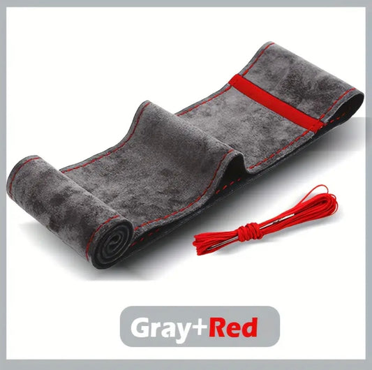 Alcantara steering wheel cover for Ligier/Aixam/Microcar/Chatenet