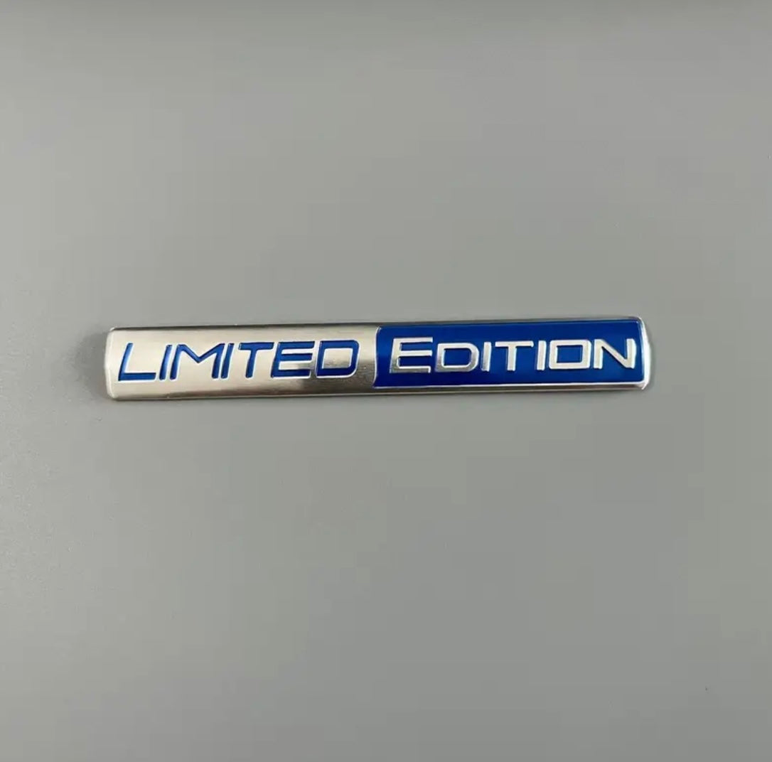 “Limited Edition” metal sticker for Ligier/Aixam/Microcar/Chatenet