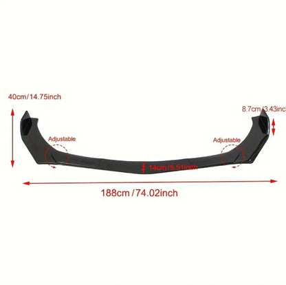 Front lip for Ligier/Microcar/Aixam/Chatenet