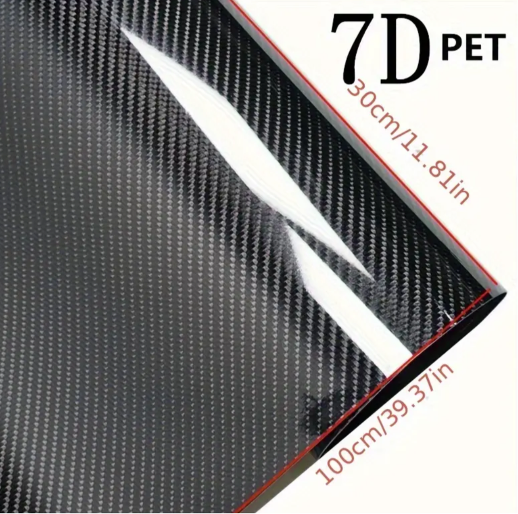 Carbon fiber vinyl wrap for Ligier/Aixam/Microcar/Chatenet