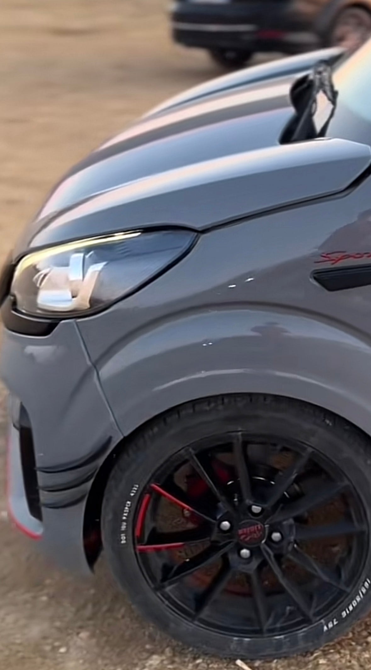 Front bumper fins for Ligier/Aixam/Microcar/Chatenet