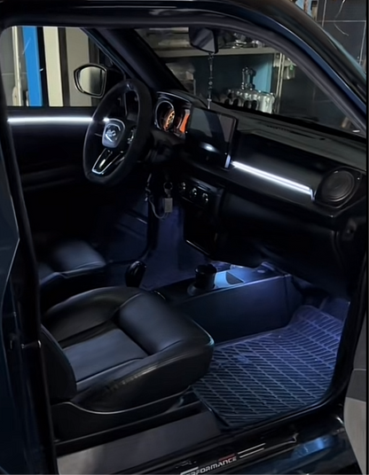 4-piece interior LED ambient lightning for Ligier/Aixam/Microcar/Chatenet USB