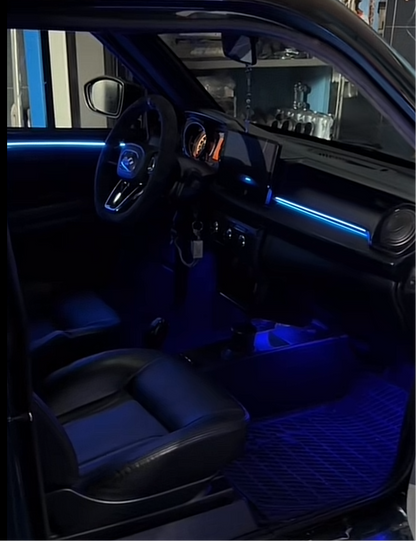 4-piece interior LED ambient lightning for Ligier/Aixam/Microcar/Chatenet USB