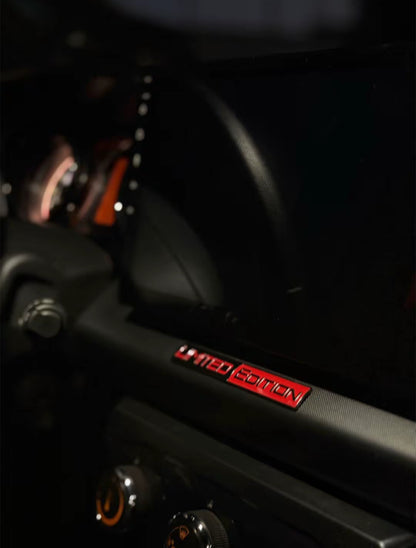 “Limited Edition” metal sticker for Ligier/Aixam/Microcar/Chatenet