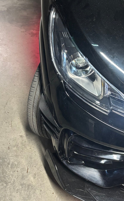 Front bumper fins for Ligier/Aixam/Microcar/Chatenet